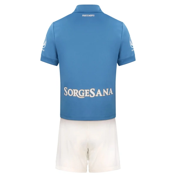 Günstige SSC Neapel Kindertrikot Heim 2026/27 Kurzarm
