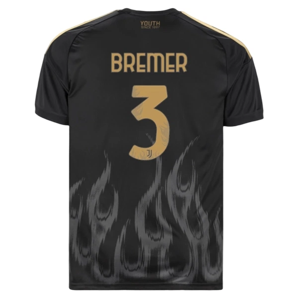 Günstige Juventus Turin Bremer 3 Herrentrikot Ausweich 2026/27 Kurzarm Günstige Juventus Turin Bremer 3 Herrentrikot Ausweich 2026/27 Kurzarm