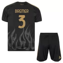 Günstige Juventus Turin Bremer 3 Kindertrikot Ausweich 2026/27 Kurzarm