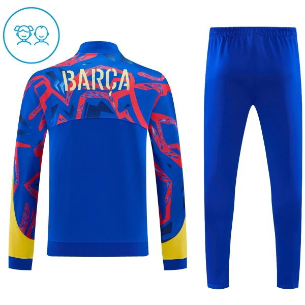 Barcelona Trainingsjackenanzüge Kinder 2026/27 Blaue