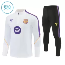 Barcelona Trainingspullover Kinder 2026/27 Viertelreißverschluss Weiße Barcelona Trainingspullover Kinder 2026/27 Viertelreißverschluss Weiße
