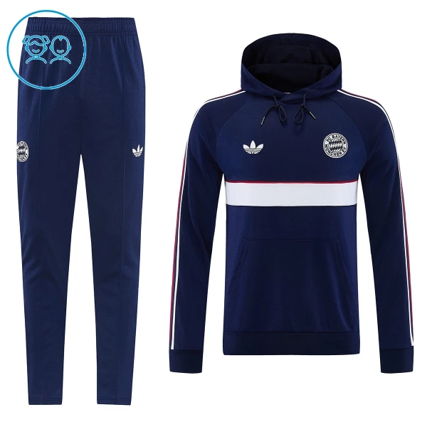 Bayern München Hoodie Trainingspullover Kinder 2026/27 Navy Bayern München Hoodie Trainingspullover Kinder 2026/27 Navy