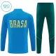 Brasilien Trainingspullover Kinder 2026/27 Viertelreißverschluss Blaue