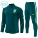 Brasilien Trainingspullover Kinder 2026/27 Viertelreißverschluss Grüne Brasilien Trainingspullover Kinder 2026/27 Viertelreißverschluss Grüne