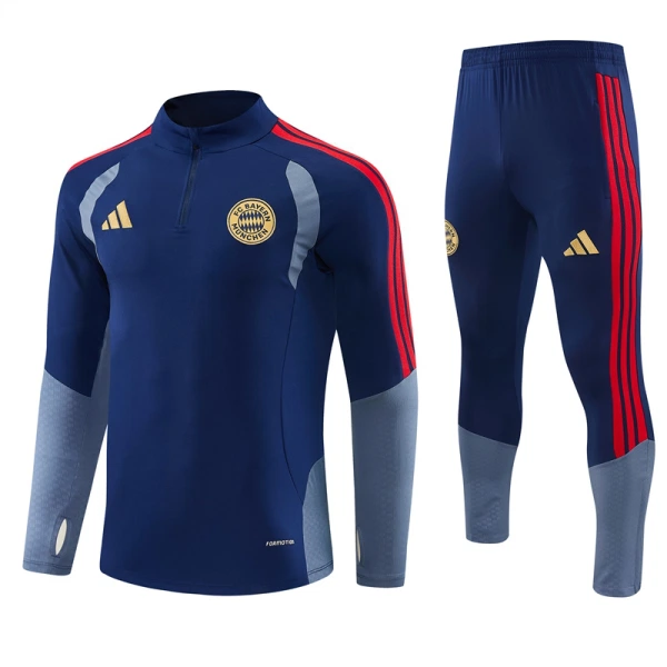 FC Bayern München Trainingspullover 2026/27 Viertelreißverschluss Blaue FC Bayern München Trainingspullover 2026/27 Viertelreißverschluss Blaue