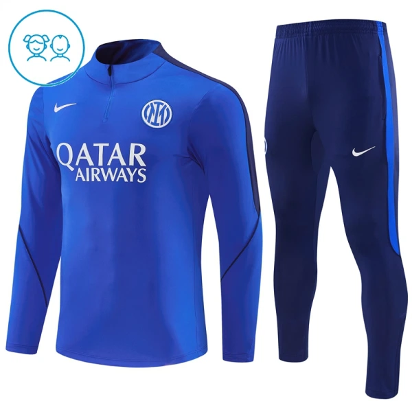 Inter Mailand Trainingspullover Kinder 2026/27 Viertelreißverschluss Blaue Inter Mailand Trainingspullover Kinder 2026/27 Viertelreißverschluss Blaue