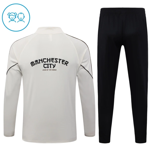 Manchester City Trainingspullover Kinder 2026/27 Viertelreißverschluss Graue
