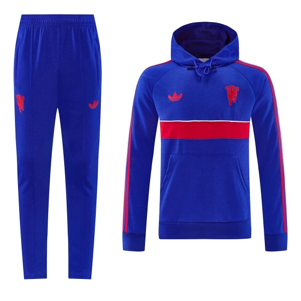 Manchester United Hoodie Trainingspullover 2026/27 Blaue Manchester United Hoodie Trainingspullover 2026/27 Blaue