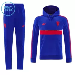 Manchester United Hoodie Trainingspullover Kinder 2026/27 Blaue Manchester United Hoodie Trainingspullover Kinder 2026/27 Blaue