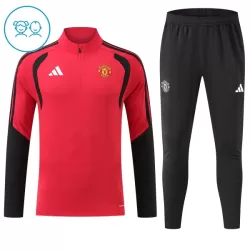 Manchester United Trainingspullover Kinder 2026/27 Viertelreißverschluss Rote
