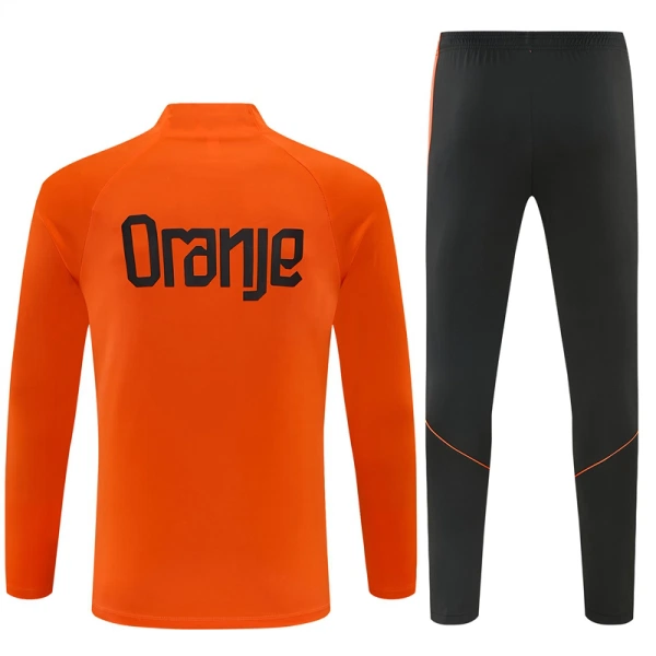 Niederlande Trainingspullover 2026/27 Viertelreißverschluss Orange