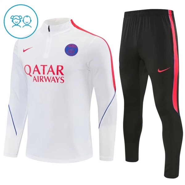 Paris Saint-Germain Trainingspullover Kinder 2026/27 Viertelreißverschluss Weiße