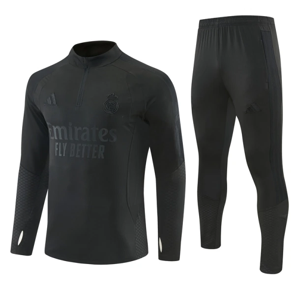 Real Madrid Trainingspullover 2026/27 Viertelreißverschluss Schwarze Real Madrid Trainingspullover 2026/27 Viertelreißverschluss Schwarze