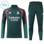 Real Madrid Trainingspullover Kinder 2026/27 Viertelreißverschluss Grüne