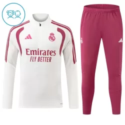 Real Madrid Trainingspullover Kinder 2026/27 Viertelreißverschluss Weiße Real Madrid Trainingspullover Kinder 2026/27 Viertelreißverschluss Weiße
