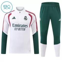 Real Madrid Trainingspullover Kinder 2026/27 Viertelreißverschluss Weiße Real Madrid Trainingspullover Kinder 2026/27 Viertelreißverschluss Weiße