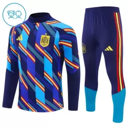 Spanien Trainingspullover Kinder 2026/27 Viertelreißverschluss Blaue Spanien Trainingspullover Kinder 2026/27 Viertelreißverschluss Blaue