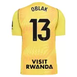 Günstige Atlético Madrid Oblak 13 Torwart Herrentrikot 2026/27 Kurzarm Gelbe