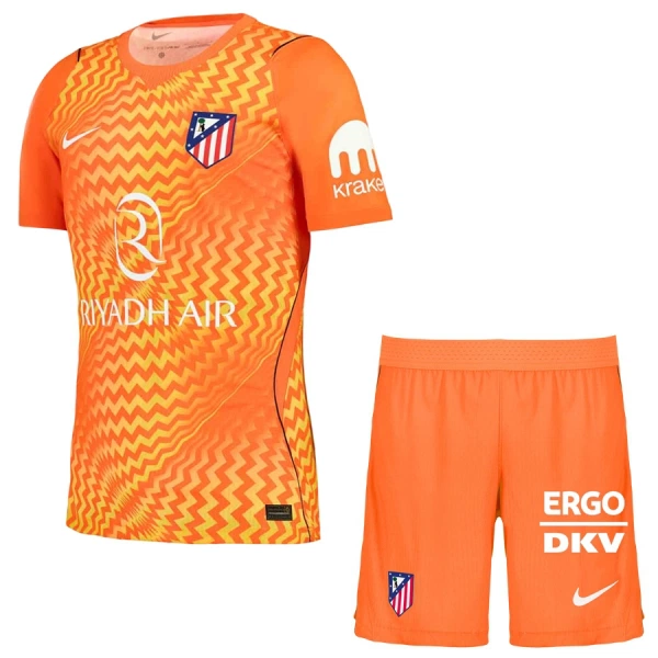 Günstige Atlético Madrid Oblak 13 Torwart Kindertrikot 2026/27 Kurzarm Orange