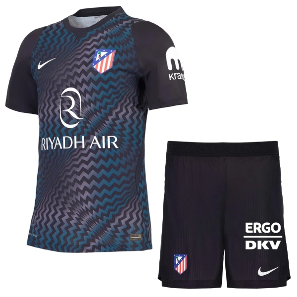 Günstige Atlético Madrid Torwart Kindertrikot 2026/27 Kurzarm Schwarze Günstige Atlético Madrid Torwart Kindertrikot 2026/27 Kurzarm Schwarze