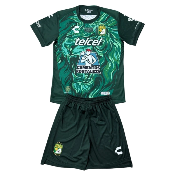Günstige Club Leon Kindertrikot Heim 2026/27 Kurzarm Günstige Club Leon Kindertrikot Heim 2026/27 Kurzarm