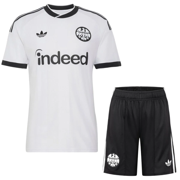 Günstige Eintracht Frankfurt Kindertrikot Auswärts 2026/27 Kurzarm Günstige Eintracht Frankfurt Kindertrikot Auswärts 2026/27 Kurzarm