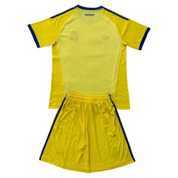 Günstige Real Madrid Torwart Kindertrikot 2026/27 Kurzarm Gelbe