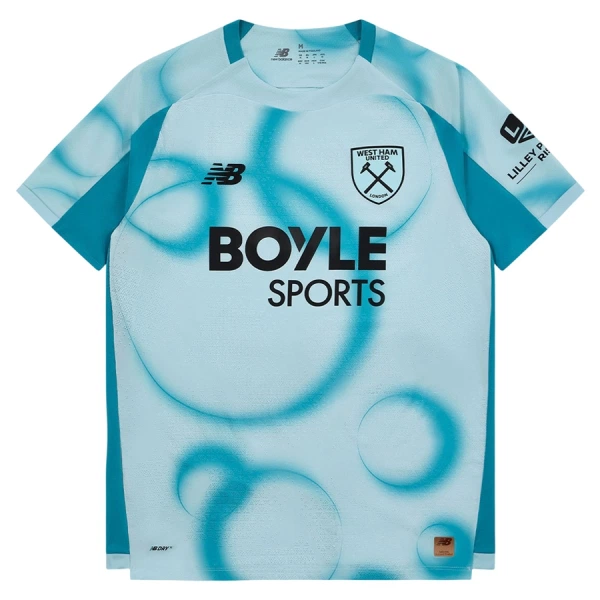 Günstige West Ham United Herrentrikot Ausweich 2026/27 Kurzarm Günstige West Ham United Herrentrikot Ausweich 2026/27 Kurzarm