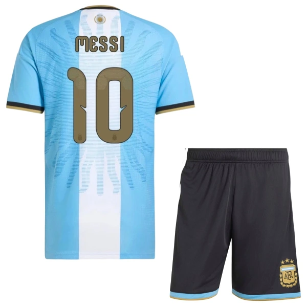 Günstige Argentinien Messi Farewell Kindertrikot Jubiläum 2026/27 Kurzarm Günstige Argentinien Messi Farewell Kindertrikot Jubiläum 2026/27 Kurzarm
