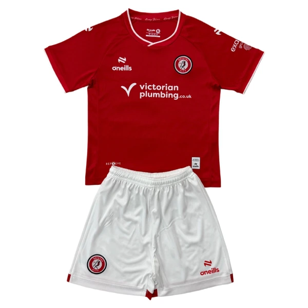 Günstige Bristol City Kindertrikot Heim 2026/27 Kurzarm Günstige Bristol City Kindertrikot Heim 2026/27 Kurzarm