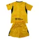 Günstige FC Barcelona Torwart Kindertrikot Auswärts 2026/27 Kurzarm Gelbe