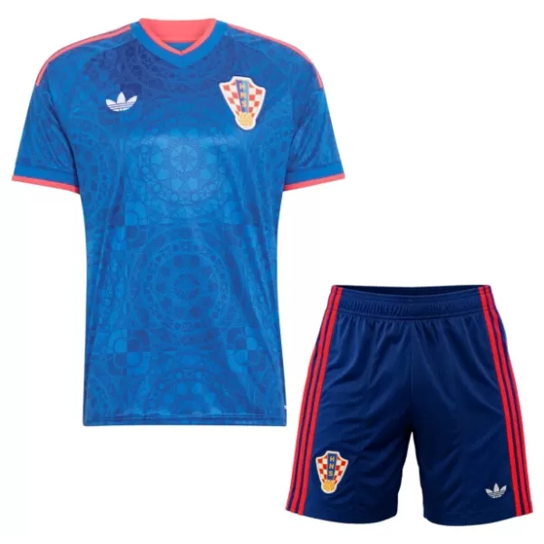 Günstige Kroatien Kindertrikot Auswärts 2026/27 Kurzarm
