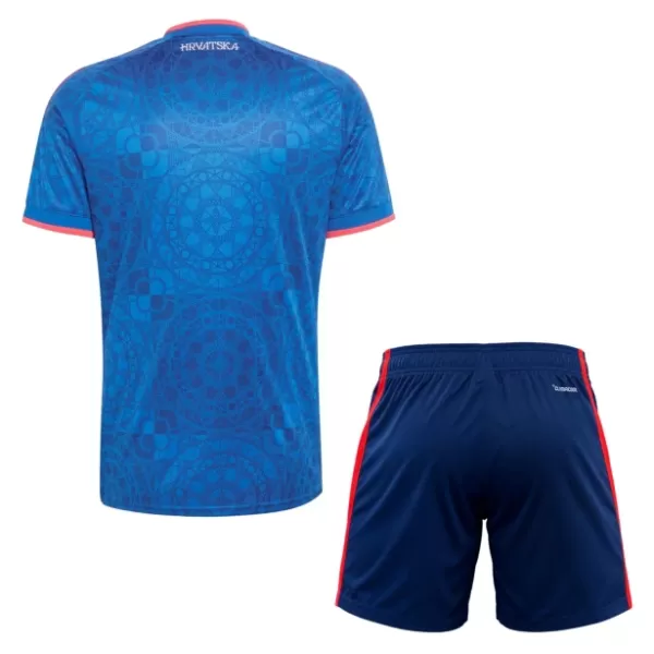 Günstige Kroatien Kindertrikot Auswärts 2026/27 Kurzarm