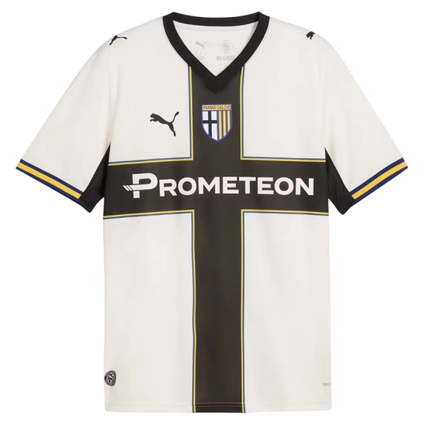 Günstige Parma Calcio Herrentrikot Heim 2026/27 Kurzarm Günstige Parma Calcio Herrentrikot Heim 2026/27 Kurzarm