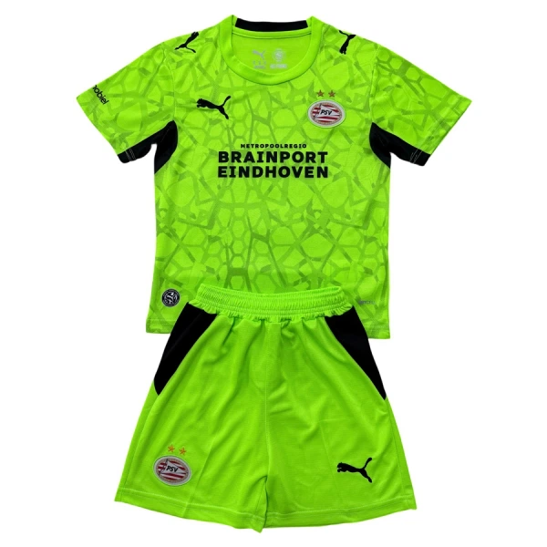 Günstige PSV Eindhoven Torwart Kindertrikot 2026/27 Kurzarm Grüne Günstige PSV Eindhoven Torwart Kindertrikot 2026/27 Kurzarm Grüne