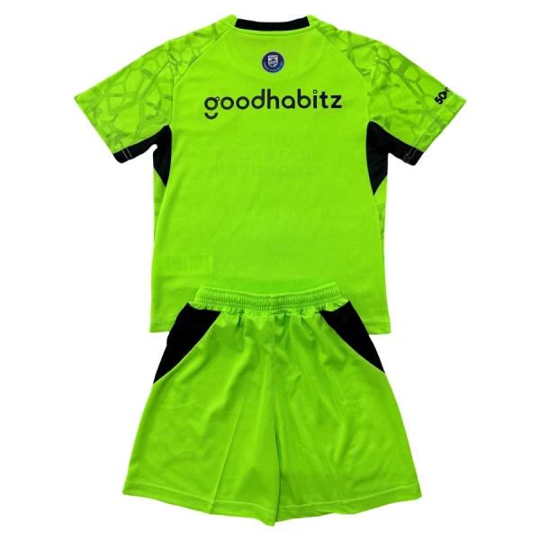 Günstige PSV Eindhoven Torwart Kindertrikot 2026/27 Kurzarm Grüne