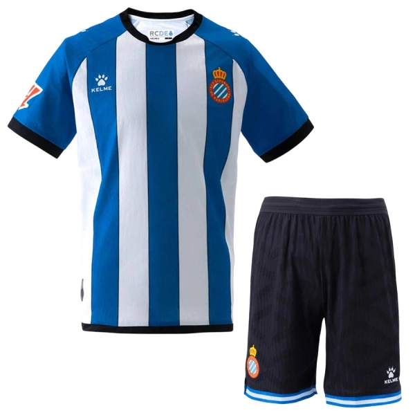 Günstige RCD Espanyol Kindertrikot Heim 2026/27 Kurzarm