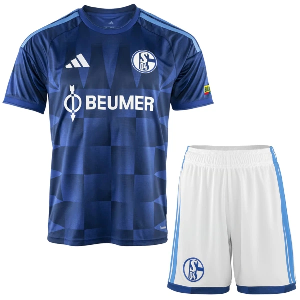 Günstige Schalke 04 Kindertrikot Heim 2026/27 Kurzarm Günstige Schalke 04 Kindertrikot Heim 2026/27 Kurzarm