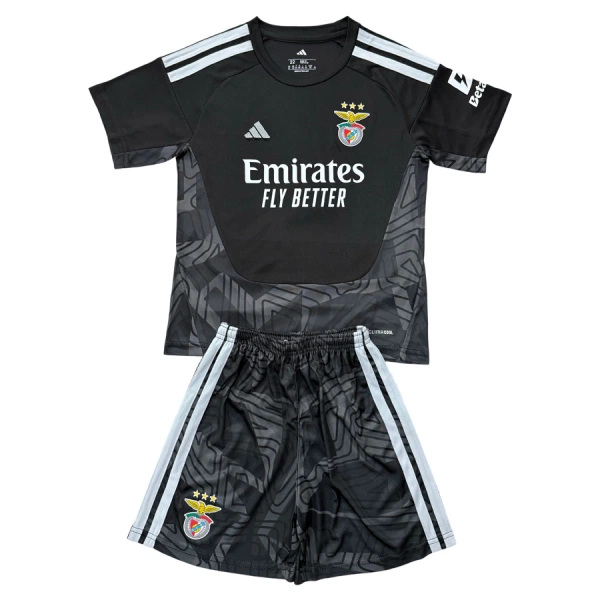Günstige SL Benfica Torwart Kindertrikot 2026/27 Kurzarm Schwarze Günstige SL Benfica Torwart Kindertrikot 2026/27 Kurzarm Schwarze