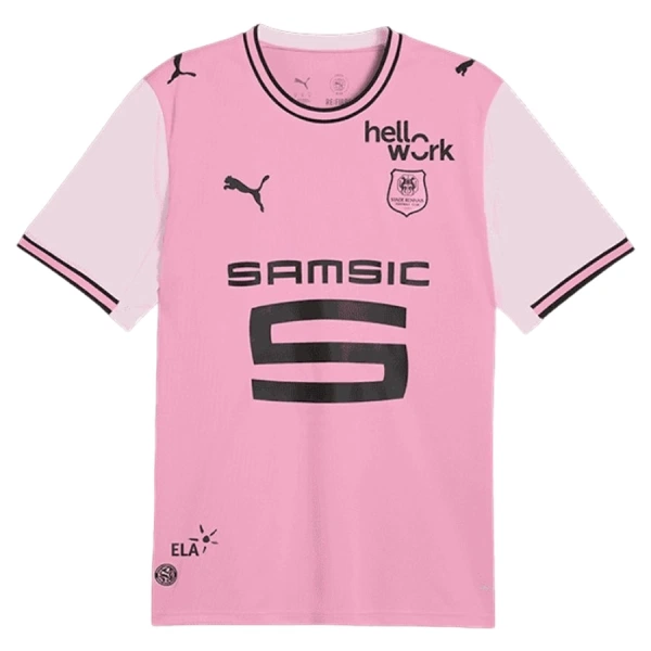 Günstige Stade Rennais Herrentrikot Ausweich 2026/27 Kurzarm