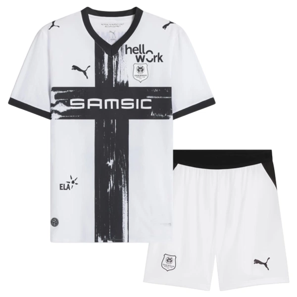 Günstige Stade Rennais Kindertrikot Auswärts 2026/27 Kurzarm Günstige Stade Rennais Kindertrikot Auswärts 2026/27 Kurzarm
