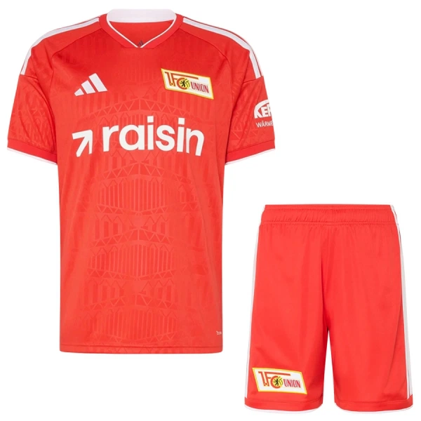 Günstige Union Berlin Kindertrikot Heim 2026/27 Kurzarm