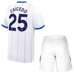 Günstige Chelsea Caicedo 25 Kindertrikot Ausweich 2026/27 Kurzarm Günstige Chelsea Caicedo 25 Kindertrikot Ausweich 2026/27 Kurzarm