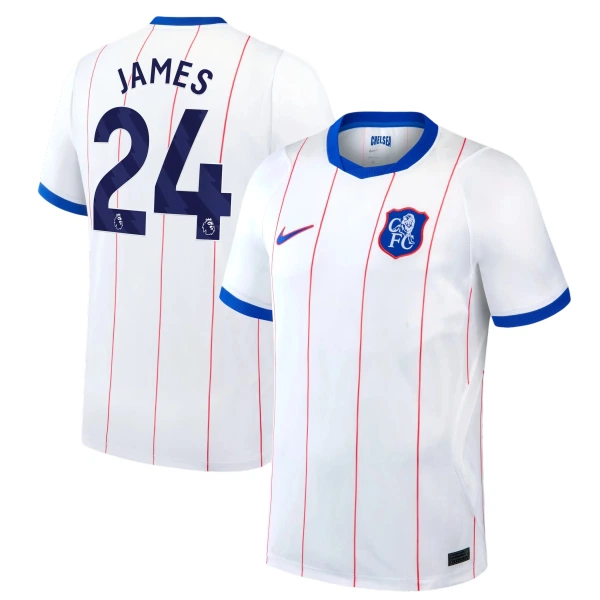 Günstige Chelsea James 24 Herrentrikot Ausweich 2026/27 Kurzarm Günstige Chelsea James 24 Herrentrikot Ausweich 2026/27 Kurzarm