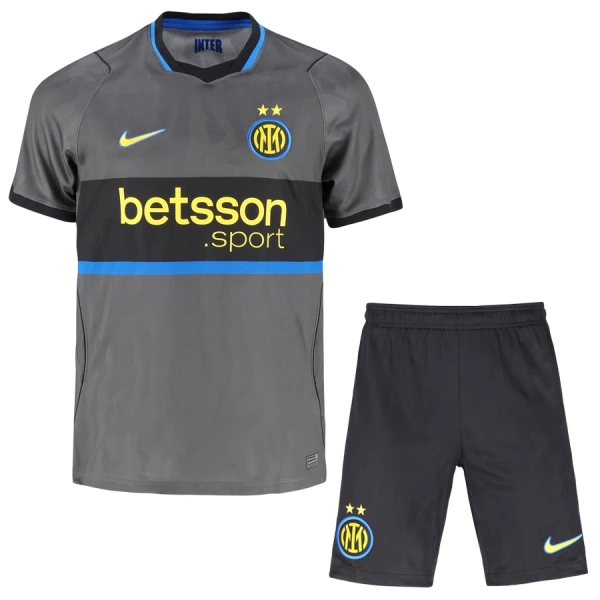 Günstige Inter Mailand Kindertrikot Ausweich 2026/27 Kurzarm Günstige Inter Mailand Kindertrikot Ausweich 2026/27 Kurzarm