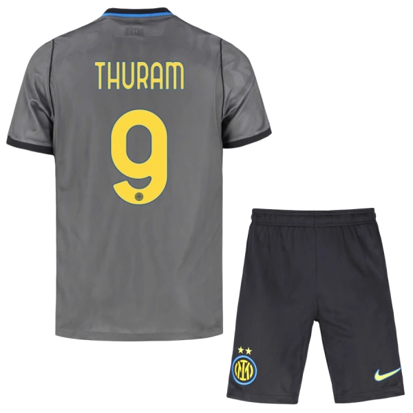 Günstige Inter Mailand Thuram 9 Kindertrikot Ausweich 2026/27 Kurzarm Günstige Inter Mailand Thuram 9 Kindertrikot Ausweich 2026/27 Kurzarm