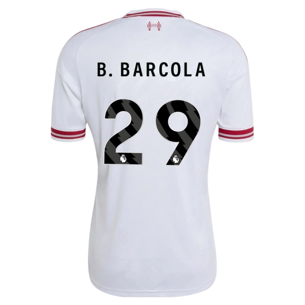 Günstige Liverpool B. Barcola 29 Herrentrikot Auswärts 2026/27 Kurzarm