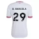Günstige Liverpool B. Barcola 29 Herrentrikot Auswärts 2026/27 Kurzarm