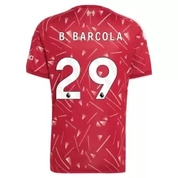 Günstige Liverpool B. Barcola 29 Herrentrikot Heim 2026/27 Kurzarm