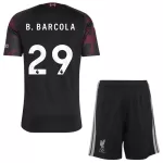 Günstige Liverpool B. Barcola 29 Kindertrikot Ausweich 2026/27 Kurzarm